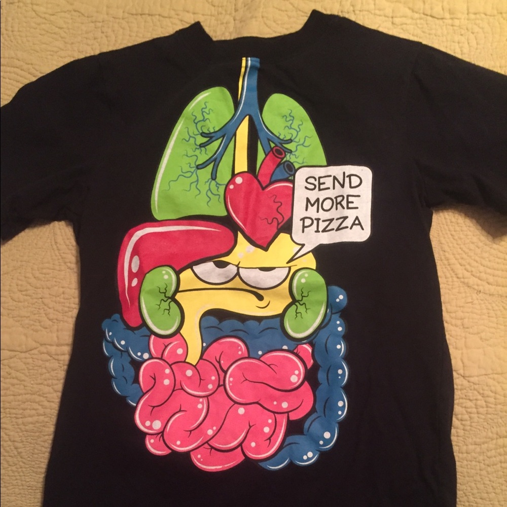 Kids pizza tee